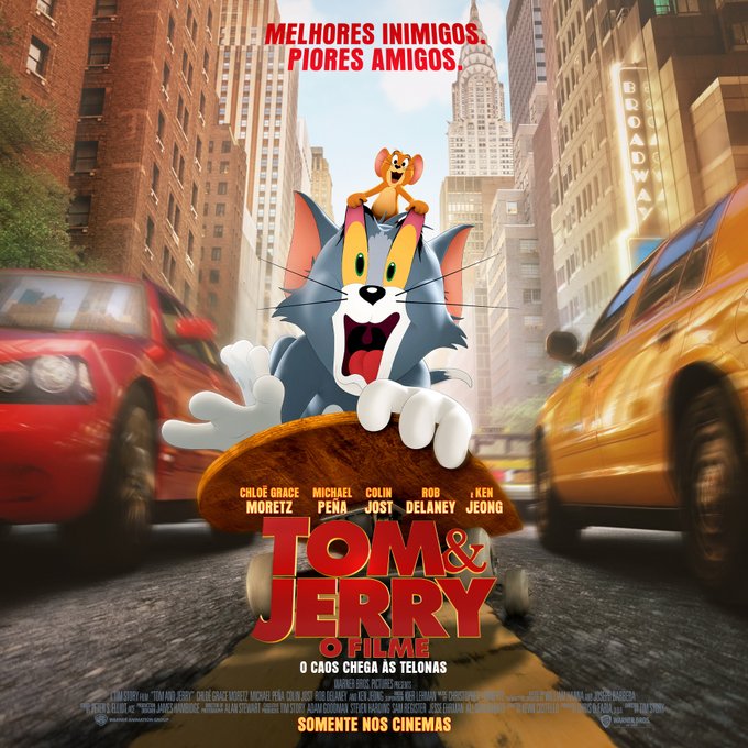 Está chegando: Filme de Tom e Jerry estreia nos cinemas na próxima Quinta!